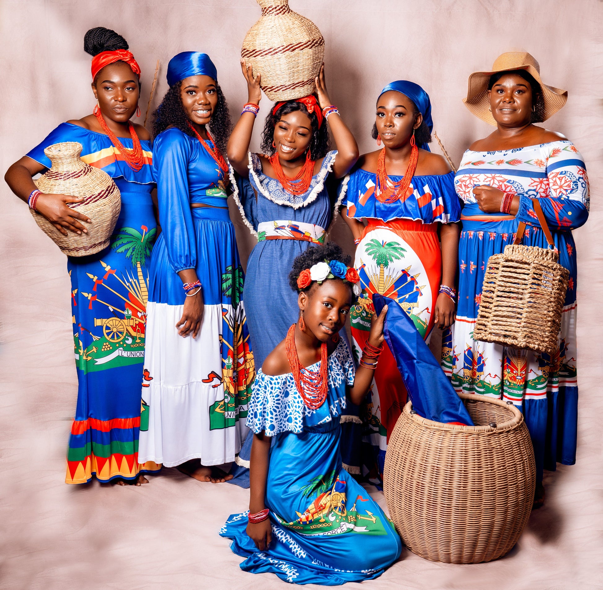 Custom Polynesian Design Fashion Maxi Skirt Ladies 2 Piece Sets Party Dress And Long Sleeve Half Shoulder Crop Top