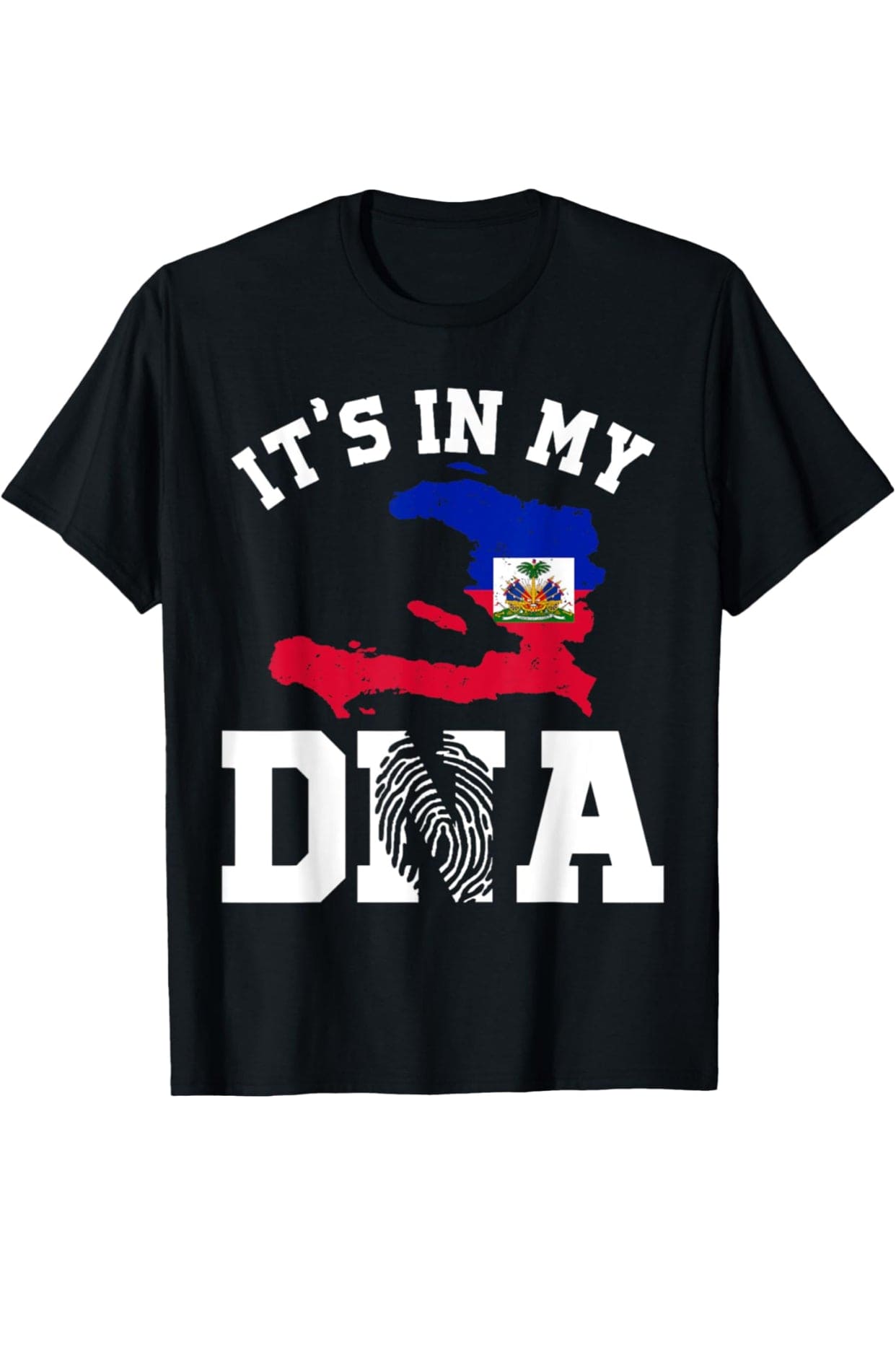 Haiti In My DNA Haitian Pride T-Shirt Haitian Flag Shirt T-Shirt