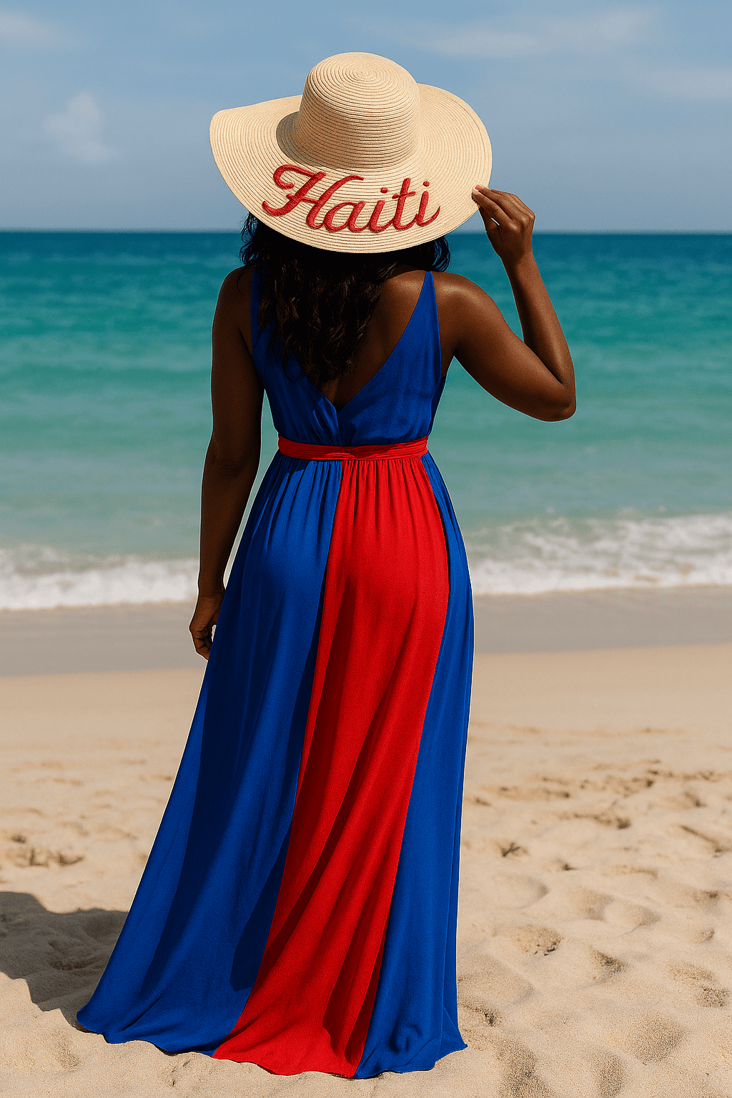 “Haitian Heritage Tropical Elegance Hat”